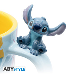 TAZA 3D ABYSTYLE DISNEY STITCH HAWAIANO