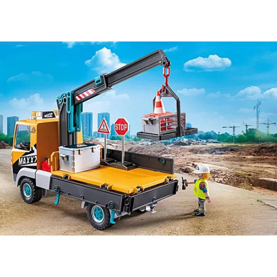 PLAYMOBIL - CAMIÓN DE CONSTRUCCIÓN CON Playmobils PLAYMOBIL - CAMIÓN DE CONSTRUCCIÓN CON Playmobils