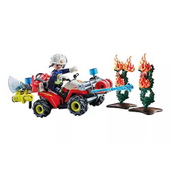 PLAYMOBIL -  QUAD DE BOMBEROS
