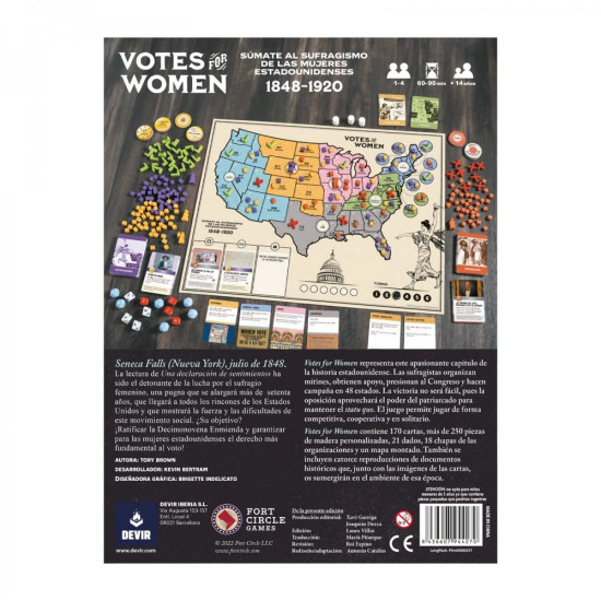 JUEGO MESA DEVIR VOTES FOR WOMEN Juegos de mesa JUEGO MESA DEVIR VOTES FOR WOMEN Juegos de mesa