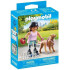 PLAYMOBIL PATINADORA CON RETRIEVER