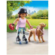 PLAYMOBIL PATINADORA CON RETRIEVER Playmobils PLAYMOBIL PATINADORA CON RETRIEVER Playmobils