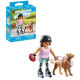 PLAYMOBIL PATINADORA CON RETRIEVER Playmobils PLAYMOBIL PATINADORA CON RETRIEVER Playmobils