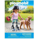 PLAYMOBIL PATINADORA CON RETRIEVER Playmobils PLAYMOBIL PATINADORA CON RETRIEVER Playmobils