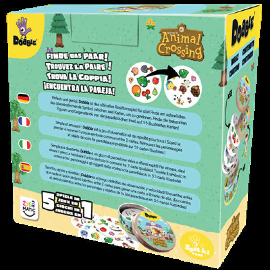 JUEGO MESA DOBBLE ANIMAL CROSSING Juegos de mesa JUEGO MESA DOBBLE ANIMAL CROSSING Juegos de mesa