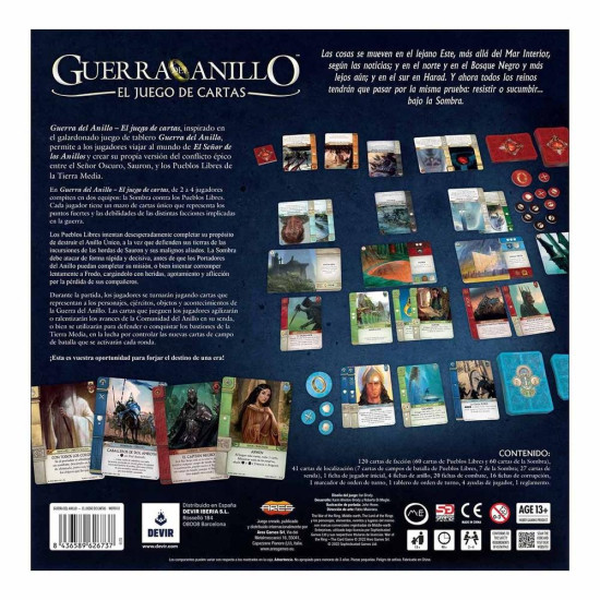 JUEGO CARTAS GUERRA DEL ANILLO Juegos de mesa