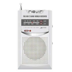 RADIO NEVIR BOLSILLO NVR - 136 PLATA