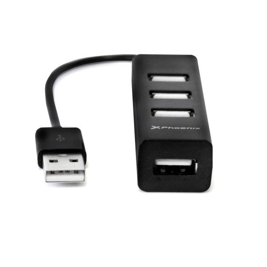 HUB USB PORTATIL PHOENIX 4 PUERTOS Dockings y hubs