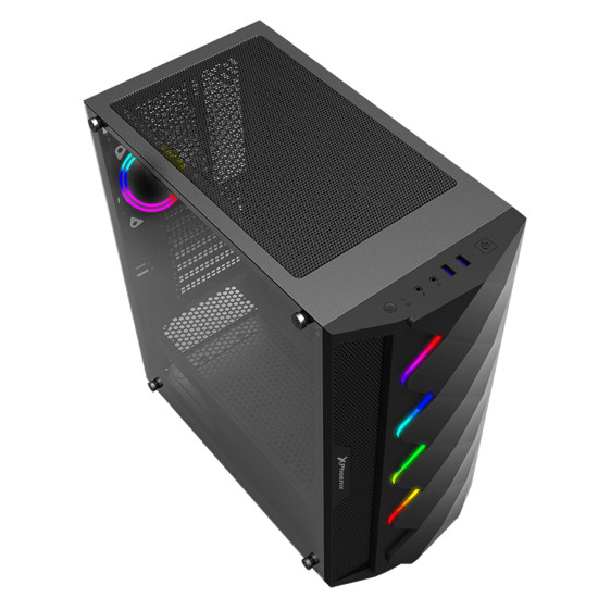 CAJA GAMING TORRE PHOENIX BLACK DIAMOND Cajas