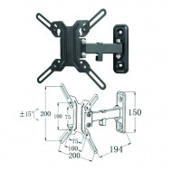 SOPORTE ARTICULADO PARED PHOENIX TV MONITOR