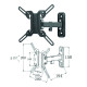 SOPORTE ARTICULADO PARED PHOENIX TV MONITOR Soportes monitores tv SOPORTE ARTICULADO PARED PHOENIX TV MONITOR Soportes monitores tv