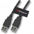 CABLE USB MACHO A MACHO 3