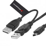 CABLE 2 CONECTORES USB 2.0 A