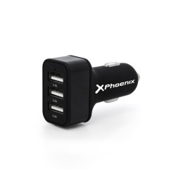 CARGADOR UNIVERSAL PHOENIX PHCARCHARGER3USB COCHE MECHERO