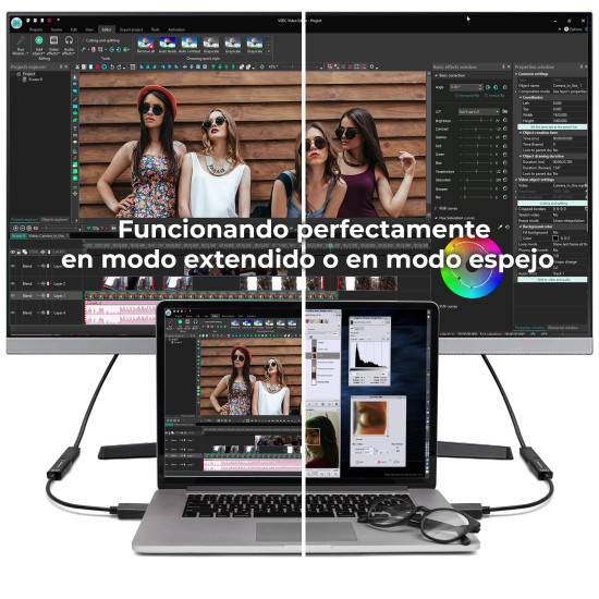 ADAPTADOR HDMI A DISPLAY PORT DDP Convertidores