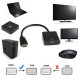 ADAPTADOR HDMI A VGA M - H FHD Dockings y hubs ADAPTADOR HDMI A VGA M - H FHD Dockings y hubs