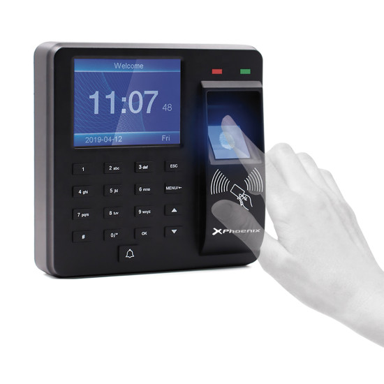 TERMINAL CONTROL PRESENCIA FICHADOR BIOMETRICO PHOENIX Accesorios vigilancia y seguridad