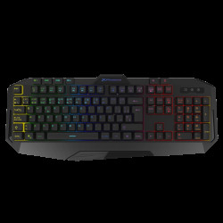 TECLADO GAMING PHOENIX CON CABLE LUZ