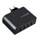 CARGADOR PARED 5.1V 4 ENTRADAS USB Baterías y cargadores portátiles CARGADOR PARED 5.1V 4 ENTRADAS USB Baterías y cargadores portátiles