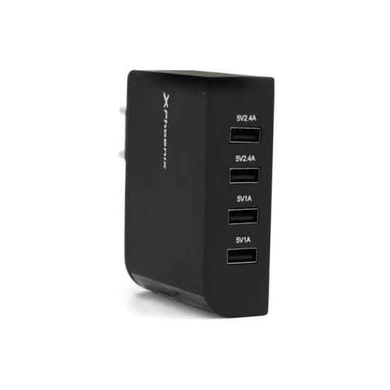 CARGADOR PARED 5.1V 4 ENTRADAS USB Baterías y cargadores portátiles CARGADOR PARED 5.1V 4 ENTRADAS USB Baterías y cargadores portátiles
