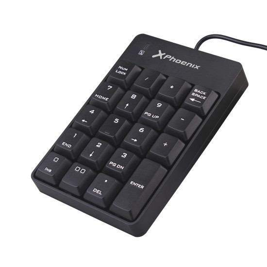 TECLADO NUMERICO CON CABLE USB NEGRO Teclados TECLADO NUMERICO CON CABLE USB NEGRO Teclados