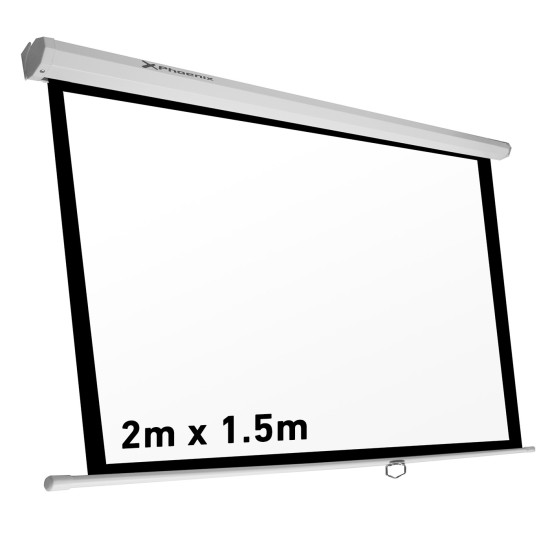 PANTALLA MANUAL VIDEOPROYECTOR PARED Y TECHO Pantallas de proyección PANTALLA MANUAL VIDEOPROYECTOR PARED Y TECHO Pantallas de proyección