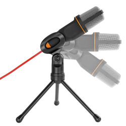 MICROFONO PHOENIX MULTIMEDIA PODCASTSTUDIO CON CABLE