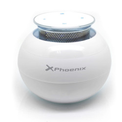 ALTAVOZ PORTATIL PHOENIX UFOBOOM TACTIL BLANCO