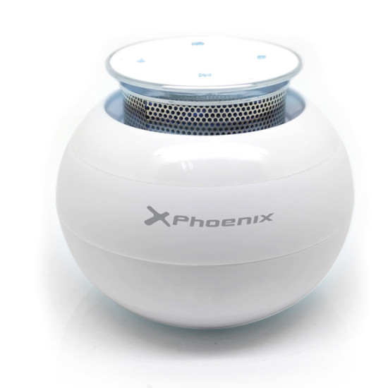 ALTAVOZ PORTATIL PHOENIX UFOBOOM TACTIL BLANCO Altavoces