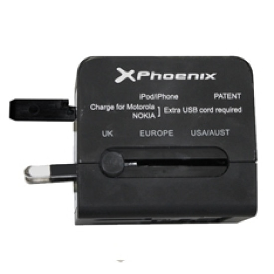 CARGADOR ADAPTADOR ENCHUFE UNIVERSAL VIAJE PHOENIX Baterías y cargadores portátiles CARGADOR ADAPTADOR ENCHUFE UNIVERSAL VIAJE PHOENIX Baterías y cargadores portátiles