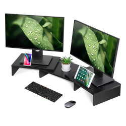SOPORTE ELEVADOR 3 MONITORES PORTATIL PHOENIX