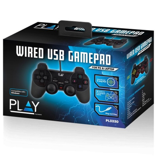 MANDO GAMEPAD EWENT PL3330 USB PC Gamepad MANDO GAMEPAD EWENT PL3330 USB PC Gamepad