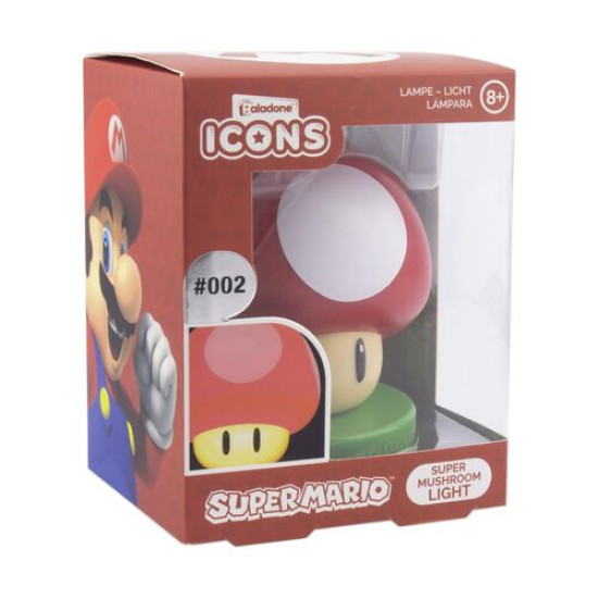 LAMPARA PALADONE ICON SUPER MARIO SETA Lampara merchandising LAMPARA PALADONE ICON SUPER MARIO SETA Lampara merchandising