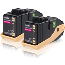 DOBLE TONER EPSON C13S050607 MAGENTA 7.5K