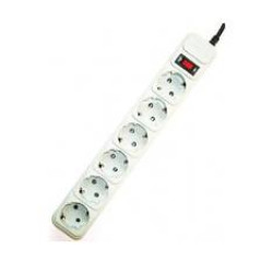 REGLETA 6 TOMAS SPG6 - B - 6C 1.8M BLANCA