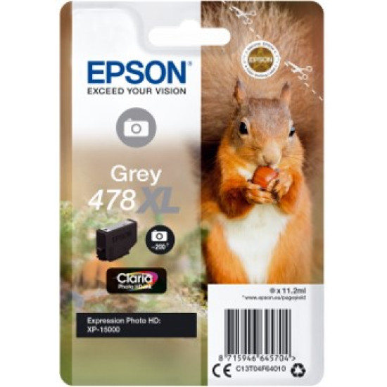 CARTUCHO TINTA EPSON C13T04F64010 SINGLEPACK GRIS Consumibles impresión de tinta