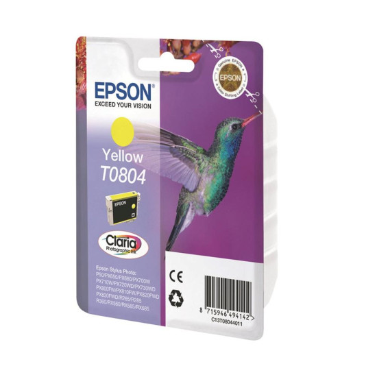 CARTUCHO TINTA AMARILLO EPSON PX810FW C13T08044011 Consumibles impresión de tinta CARTUCHO TINTA AMARILLO EPSON PX810FW C13T08044011 Consumibles impresión de tinta