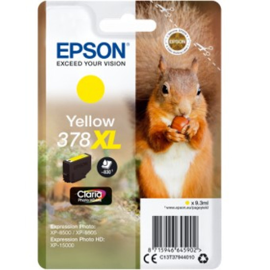 CARTUCHO TINTA EPSON C13T37944010 SINGLEPACK AMARILLO Consumibles impresión de tinta