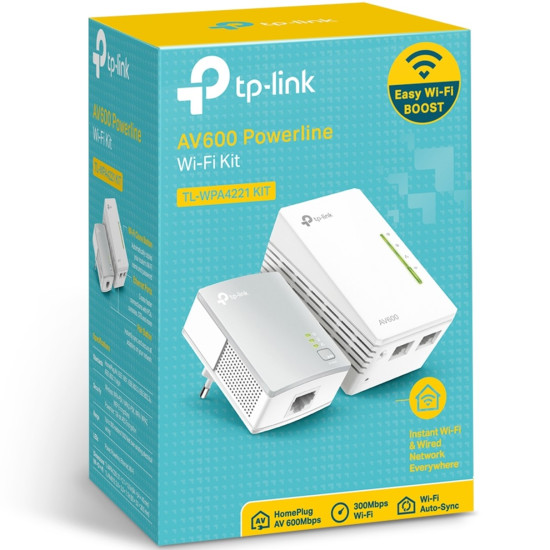 KIT EXTENSORES POWERLINE TP - LINK TL - WPA4221 KIT Accesorios redes KIT EXTENSORES POWERLINE TP - LINK TL - WPA4221 KIT Accesorios redes