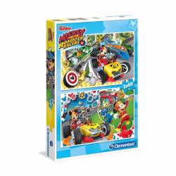 PUZZLE CLEMENTONI 2X60 P. MICKEY ROADSTER RACERS 07130