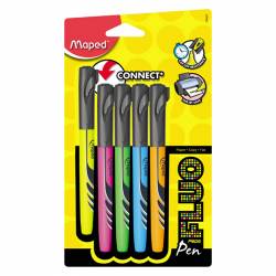 ROT. FLUOR MAPED PEPS PEN 5 COLORES 734027