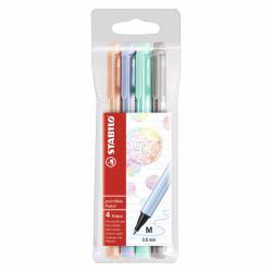 ROT. STABILO POINTMAX PASTEL 4 COLORES