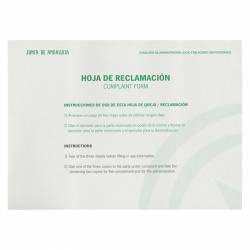 LIBRO HOJAS DE RECLAMACIONES