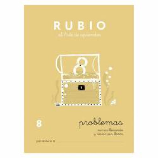 CUADERNOS RUBIO PROBLEMAS 8 P/10U