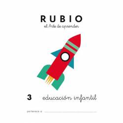 CUADERNOS RUBIO EDUCACION INF. 3 P/10U