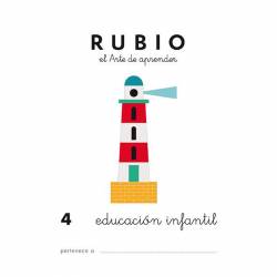 CUADERNOS RUBIO EDUCACION INF. 4 P/10U