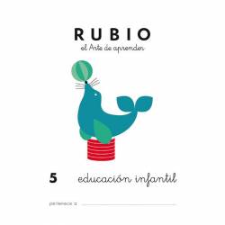CUADERNOS RUBIO EDUCACION INF. 5 P/10U