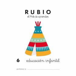 CUADERNOS RUBIO EDUCACION INF. 6 P/10U