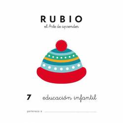 CUADERNOS RUBIO EDUCACION INF. 7 P/10U