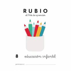 CUADERNOS RUBIO EDUCACION INF. 8 P/10U